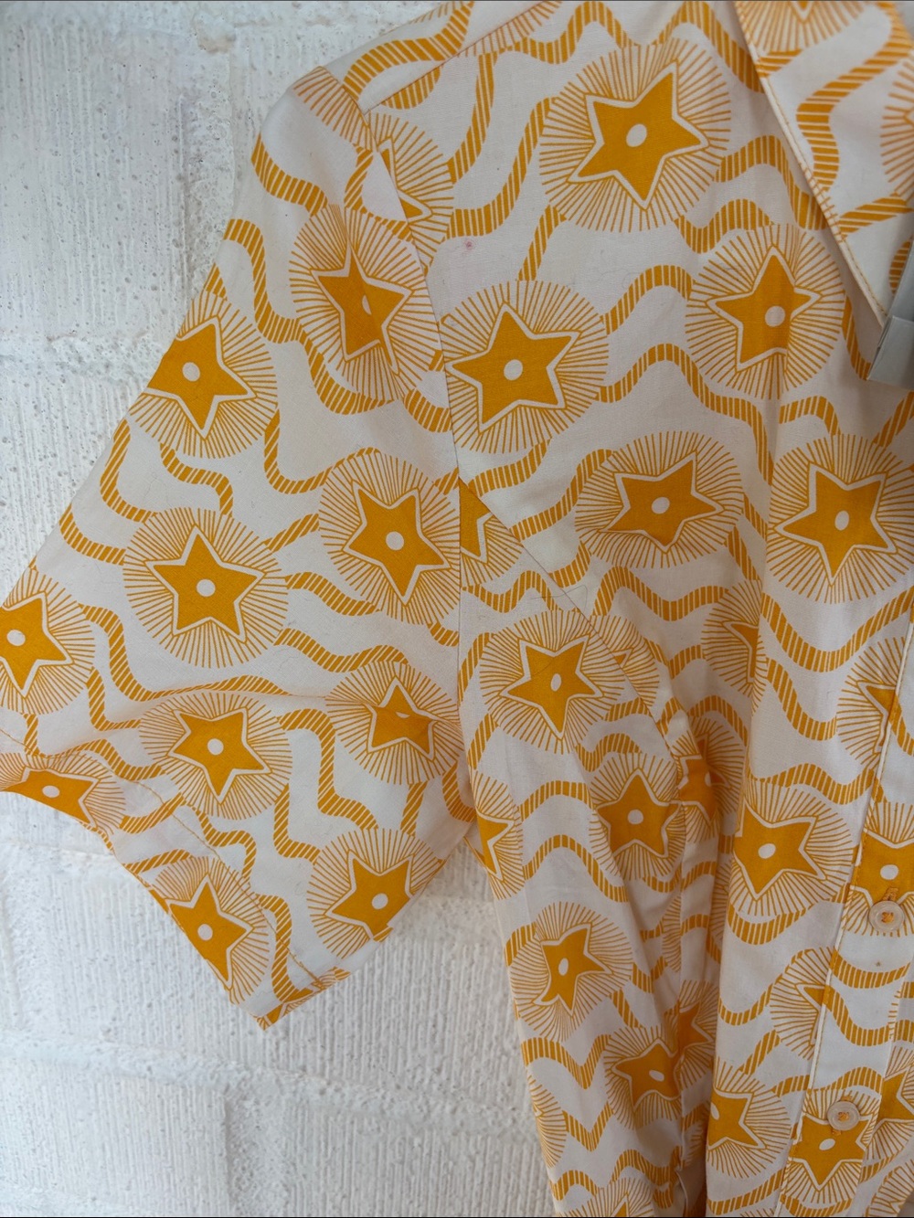 Boden Anastasia Button Down Yellow Floral Midi Shirt Dress sz 8 R - Picture 10 of 10